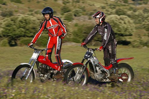 Honda TLR 250 und Montesa Cota 4RT