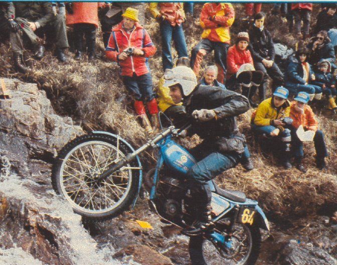 Charles Coutard mit Bultaco