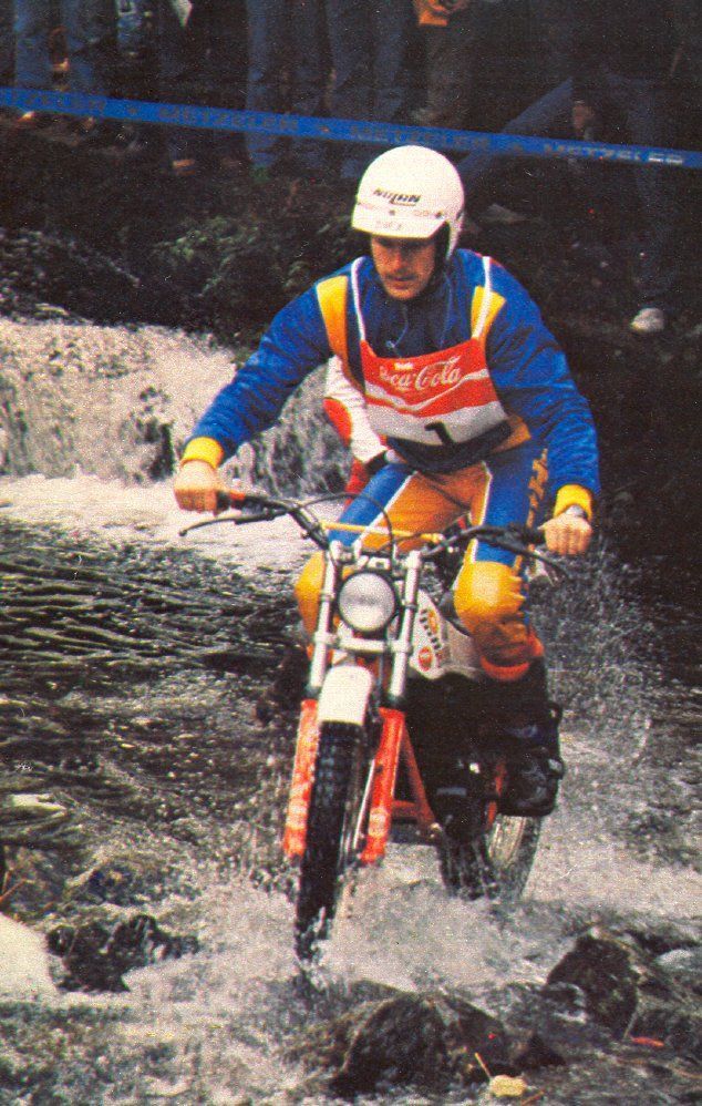 Ulf Carlsson con Montesa