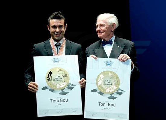 Toni Bou Champion du Monde 2014