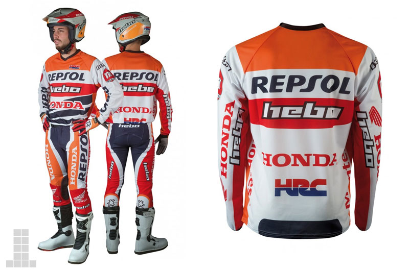 Equipement d’essai de l’équipe Hebo repsol 2017