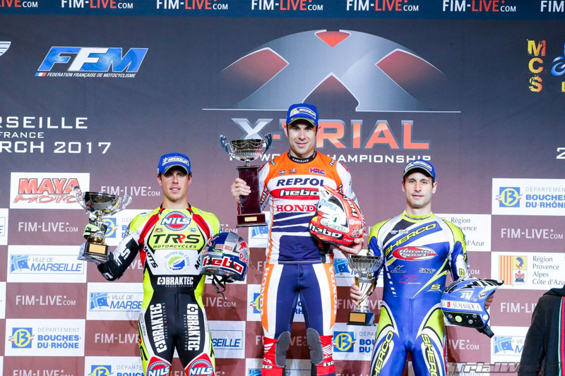 Podium Xtrial Marseille 2017