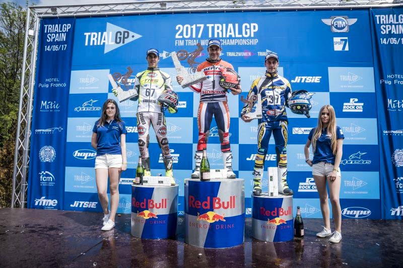 GPO Spain Trial 2017 podium