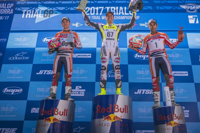 Podium TrialGP AndorreGP 2017