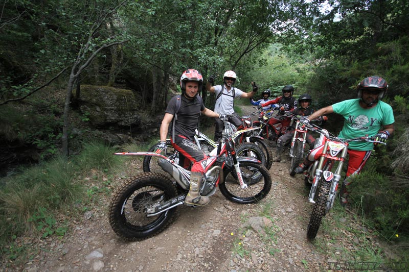 Escursione in bici da trial