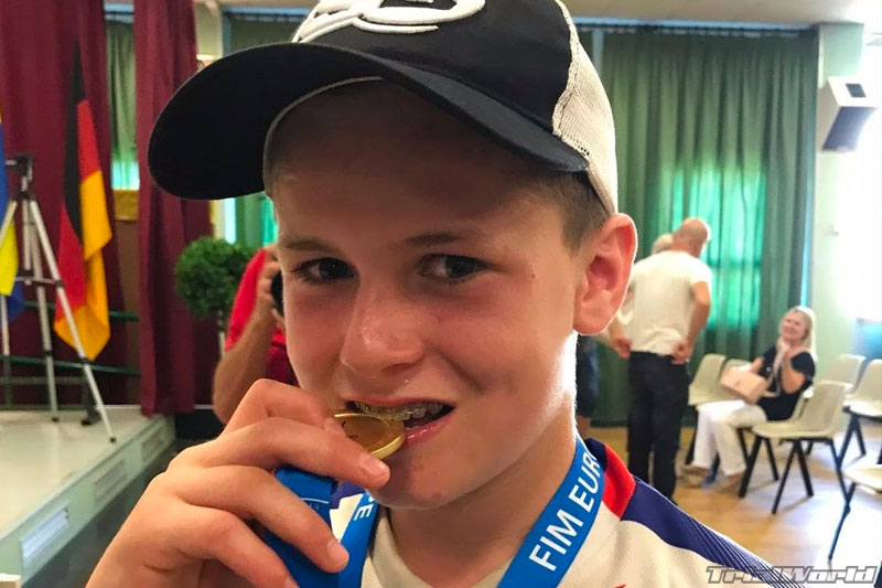Hugo Dufrese Campione Europeo Trial Giovanile 2017