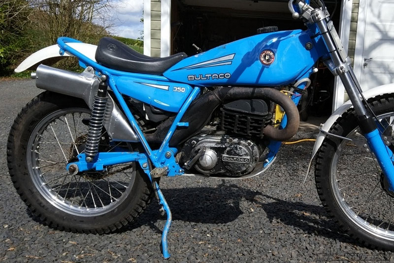 Échappement silencieux Wes Bultaco Sherpa