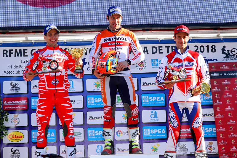 CET La Nucia 2018 Podium