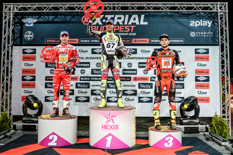 Podio XTRIAL Budapest 2018