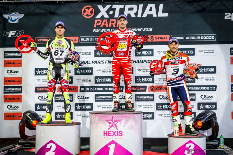 X-Trial Paris 2018 podium