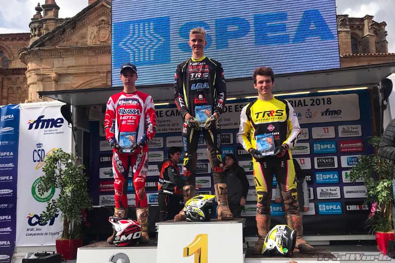 Podium TR2 CET Trial Siguenza 2018