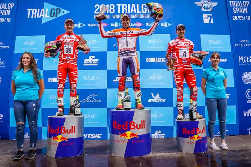 Podium TrialGP Camprodon 2018