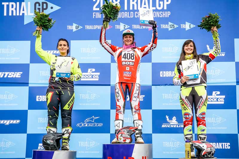 podium trial2women inglaterra 2018